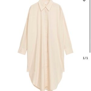 Arket oversized shirt dress